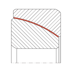 角接觸關節(jié)軸承 GE100-SW, 根據(jù) DIN ISO 12 240-2 標準，免維護