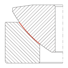 推力關(guān)節(jié)軸承 GE50-AW, 根據(jù) DIN ISO 12 240-3 標(biāo)準(zhǔn)，免維護(hù)