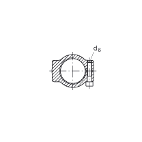 液壓桿端軸承 GIHRK70-DO, 根據(jù) DIN ISO 12 240-4 標(biāo)準(zhǔn)，帶右旋螺紋夾緊裝置，需維護(hù)